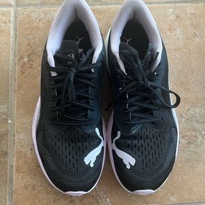 Puma Black & Light Pink Women's Running Shoes